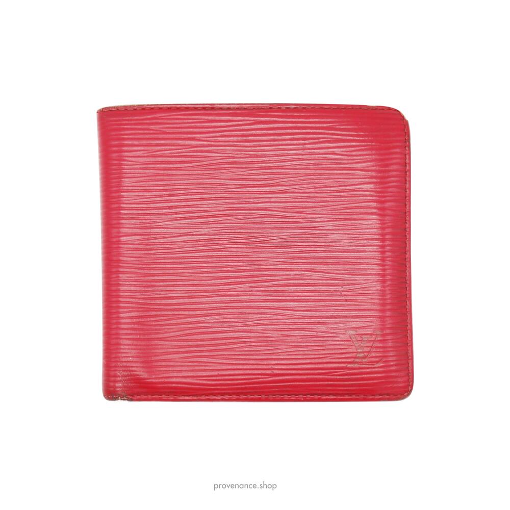 🔴 Louis Vuitton Marco Wallet - Red Epi Leather